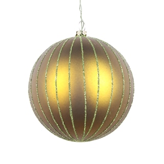 Foto 1 | Foto 1 | Adorno Navideño Vickerman Bola Verde Oliva Mate Con Brillo X4 - Venta Internacional.