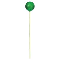 Palitos De Adorno Bolas De Brillo Verde Vickerman 3 Cm 12/unidad - Venta Internacional.