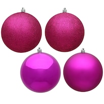 Juego De Adornos Vickerman 2.75cm Fucsia 4 Acabados Bolas (20 Piezas) - Venta Internacional.