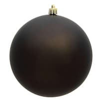 Adorno Bola Vickerman 12 Cm Gunmetal Mate Plástico Irrompible - Venta Internacional.