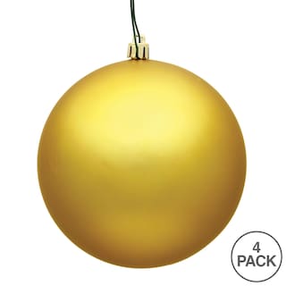 Foto 3 | Foto 3 | Adorno Vickerman Bola Dorada Miel De Plástico Irrompible - Venta Internacional.