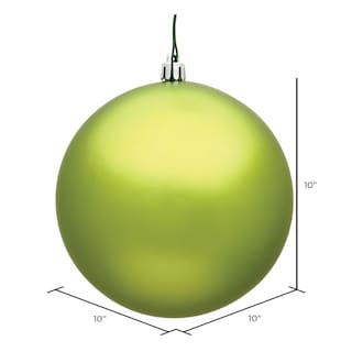 Foto 2 | Foto 2 | Bola Mate Color Lima 10 Cm De Ornament Vickerman Plástico Irrompible - Venta Internacional.