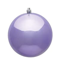 Bola De Adorno Vickerman Lavanda Brillante 10 Cm De Plástico Irrompible - Venta Internacional.