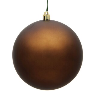 Foto 1 | Foto 1 | Adorno Navideño Vickerman Bola Plástica Mate Mocha De 10'' - Venta Internacional.