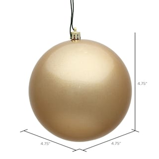 Foto 2 | Foto 2 | Adorno Bola De Caramelo Café Latte Vickerman 4 75 Cm Paquete De 4 - Venta Internacional.