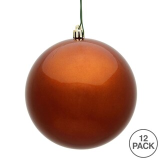 Foto 3 | Foto 3 | Adorno Bolas De Caramelo Cobre Vickerman 3 Cm Paquete De 12 - Venta Internacional.