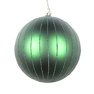 Foto 1 | Foto 1 | Adorno Navideño Vickerman Bola Verde Esmeralda Mate Con Brillo De 5 Pulgadas - Venta Internacional.
