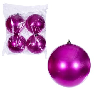 Foto 2 | Foto 2 | Adorno Vickerman Bola De Caramelo Rosa Fucsia 4.75 Cm Paquete Con 4 - Venta Internacional.