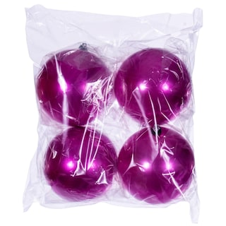 Foto 3 | Foto 3 | Adorno Vickerman Bola De Caramelo Rosa Fucsia 4.75 Cm Paquete Con 4 - Venta Internacional.