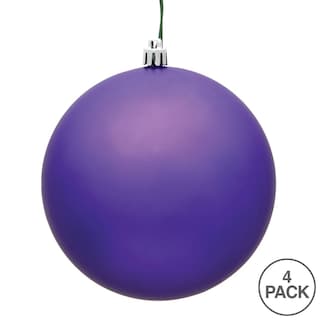 Foto 3 | Foto 3 | Adorno Vickerman Bola Mate Morada 6 Cm Paquete De 4 Irrompibles - Venta Internacional.
