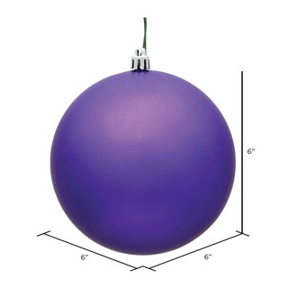 Foto 5 | Foto 5 | Adorno Vickerman Bola Mate Morada 6 Cm Paquete De 4 Irrompibles - Venta Internacional.