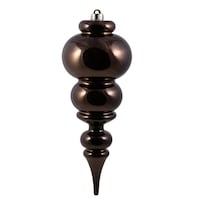 Adorno Navideño Vickerman 14 Cm Chocolate Brillante - Venta Internacional.