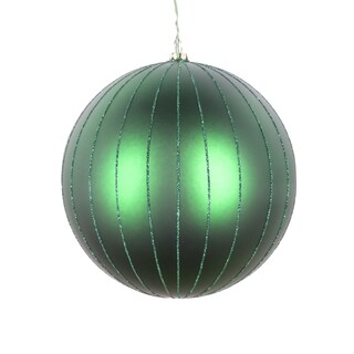 Foto 1 | Foto 1 | Adorno Navideño Bola Verde Esmeralda Mate Con Purpurina 6 Cm - Venta Internacional.