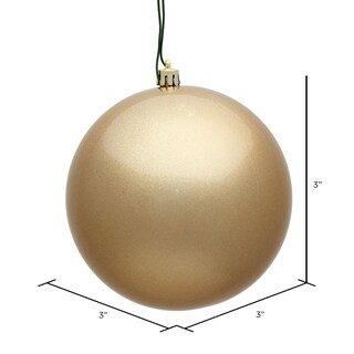 Foto 2 | Foto 2 | Adorno Vickerman Bola De Caramelo Café Latte 3 Cm Paquete De 12 - Venta Internacional.