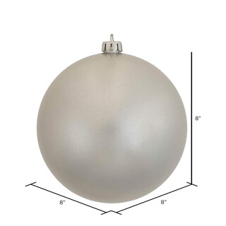 Foto 2 | Foto 2 | Bola De Adorno Navideño Vickerman Caramelo Plateado 8 Cm - Venta Internacional.