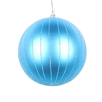 Adorno Navideño Vickerman Turquesa Mate Con Brillo 5 Cm - Venta Internacional.