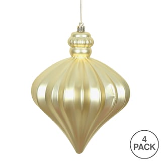 Foto 3 | Foto 3 | Adorno Navideño Vickerman Cebolla Mate Champagne De 6 Pulgadas - Venta Internacional.