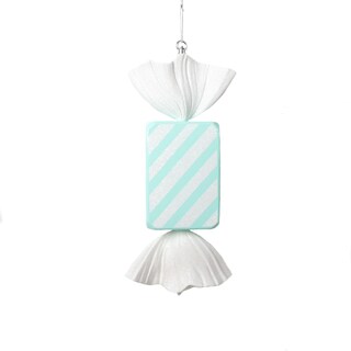 Foto 1 | Foto 1 | Adorno Vickerman De Caramelo Rayado Rectangular 18 5 Cm Color Verde Mar - Venta Internacional.