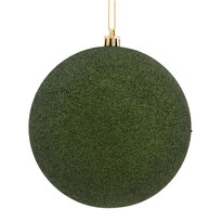Adorno Bola Brillante Verde Musgo Vickerman 6 Cm Paquete De 4 - Venta Internacional.