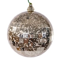 Adorno Navideño Vickerman Espejo Mercurio Champán De 4'' X6 - Venta Internacional.