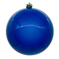 Ornamento Bola Perla Azul Uv Perforada Vickerman 3 Cm 12/paquete - Venta Internacional.