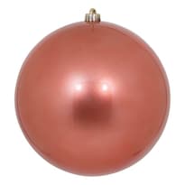 Adorno Bola De Caramelo Coral Vickerman 12 Cm De Plástico Irrompible - Venta Internacional.