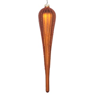 Foto 1 | Foto 1 | Adorno Navideño Vickerman Cobre Mate Con Brillo En Gota 11 Cm - Venta Internacional.