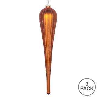 Foto 3 | Foto 3 | Adorno Navideño Vickerman Cobre Mate Con Brillo En Gota 11 Cm - Venta Internacional.