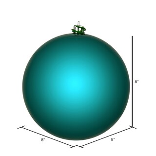 Foto 2 | Foto 2 | Adorno Vickerman Esfera Plástico Irrompible Verde Azulado Oscuro 8 Cm - Venta Internacional.