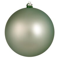 Adorno Vickerman Bola Mate Frosty Mint 8 Cm Irrompible - Venta Internacional.