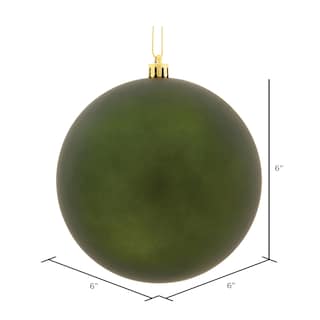 Foto 2 | Foto 2 | Adorno Vickerman Bola Verde Musgo Mate 6 Cm Paquete De 4 - Venta Internacional.
