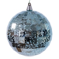 Adorno Navideño Vickerman 8'' Espejo Mercurio Azul Bebé - Venta Internacional.