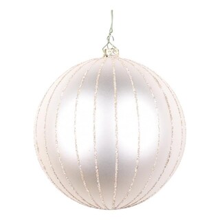 Foto 3 | Foto 3 | Adorno Navideño Vickerman Bola De Brillo Mate Avena X4 - Venta Internacional.