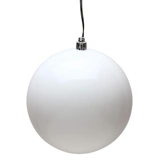 Foto 1 | Foto 1 | Adorno Bola De Caramelo Blanca Vickerman 8cm De Plástico Irrompible - Venta Internacional.