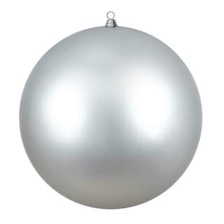 Foto 1 | Foto 1 | Adorno Navideño Bola Gigante Vickerman Plata Mate 20 Cm - Venta Internacional.