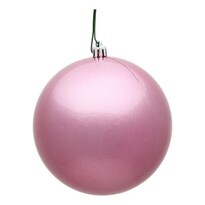 Adorno Vickerman Bola De Caramelo Rosa 10 Cm Plástico Irrompible - Venta Internacional.