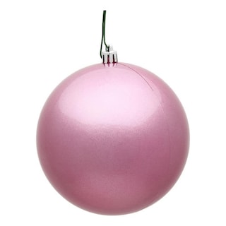 Foto 1 | Foto 1 | Adorno Vickerman Bola De Caramelo Rosa 10 Cm Plástico Irrompible - Venta Internacional.
