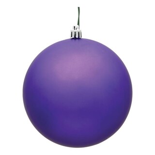 Foto 1 | Foto 1 | Adorno Vickerman Bola Mate Morada De 8 Cm De Plástico Irrompible - Venta Internacional.