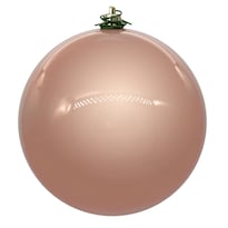 Adorno Vickerman Bola Perla Rosa Dorado De 6 Cm Con Perforación Uv Paquete De 4 - Venta Internacional.