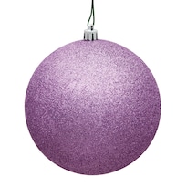 Adorno Navideño Vickerman Bola Brillante Orquídea De 12'' - Venta Internacional.