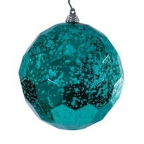 Adorno Vickerman Colmena De Mercurio Verde Azulado 4 75 Cm - 4 Piezas - Venta Internacional.