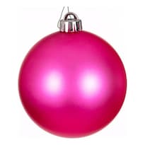 Adorno Vickerman Bolas Mate Rosa Fucsia Resistente A Uv 2.4'' Paquete De 24 - Venta Internacional.