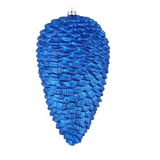 Foto 1 | Foto 1 | Adornos Navideños Vickerman Piña Azul Mate/brillo - Venta Internacional.