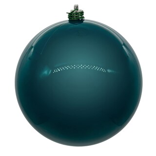 Foto 1 | Foto 1 | Adorno Vickerman Bola Perla Verde Azulado Oscuro Con Orificio Uv De 10 Cm - Venta Internacional.