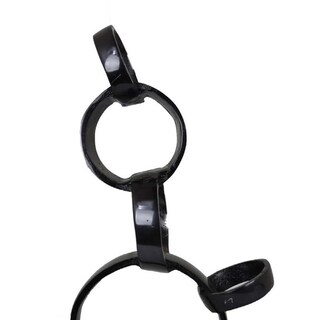 Foto 3 | Foto 3 | Escultura Lo Abstracta De Anillos Entrelazados De Metal - Venta Internacional.