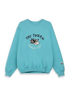 Foto 1 | Foto 1 | Sudadera Dc Shoes X Grimey The Swarm Azul para Hombre