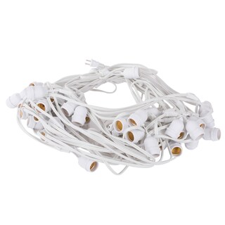 Foto 1 | Foto 1 | Guirnalda Vickerman Blanca Con 50 Portalámparas Medianos Base E26 - Venta Internacional.