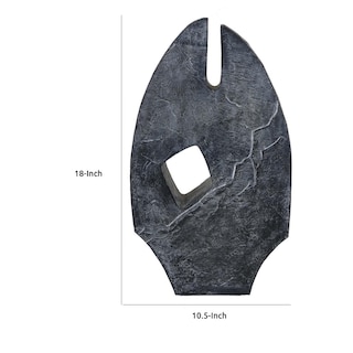 Foto 5 | Foto 5 | Escultura Benzara Inspirada En La Edad De Piedra Con Corte Geométrico - Venta Internacional.