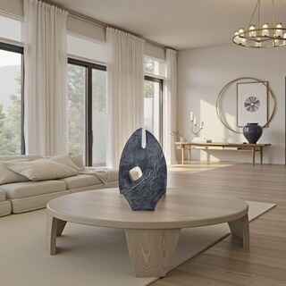 Foto 6 | Foto 6 | Escultura Benzara Inspirada En La Edad De Piedra Con Corte Geométrico - Venta Internacional.