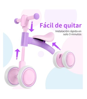 Foto 2 | Foto 2 | Bicicletas De Equilibrio Para Niños Sin Pedales Montables Color Morado